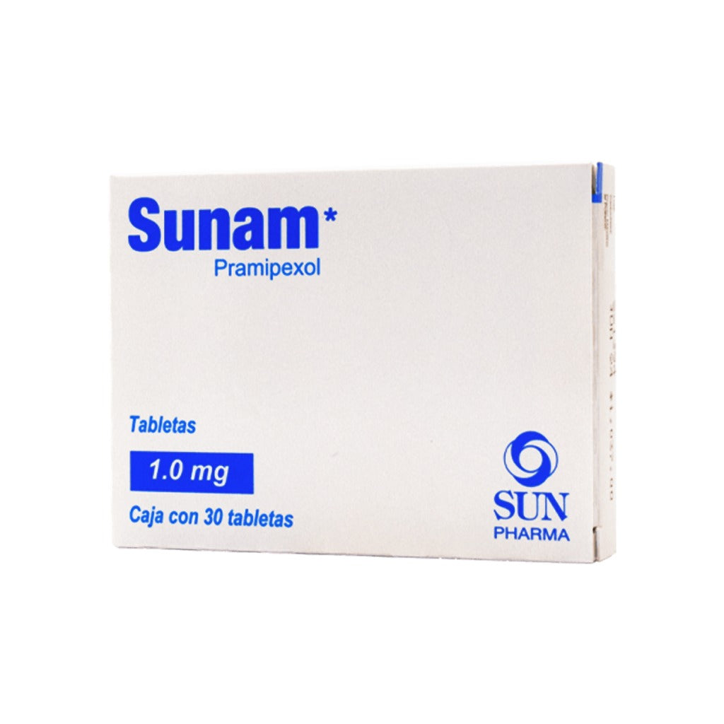 Sunam 1.0 Mg Con 30 Tabletas 7503006916748