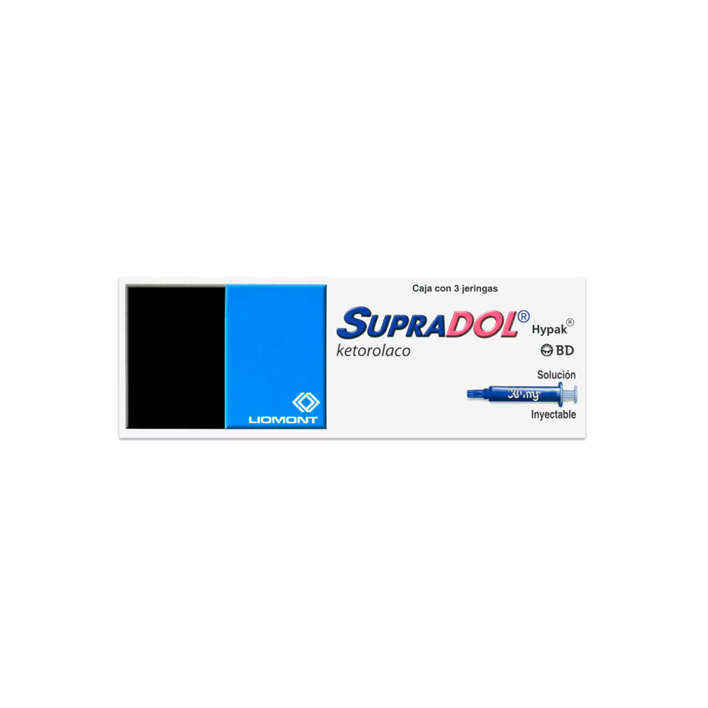 Supradol Hypak Inyectable Con 3 Jgas 7501299302309