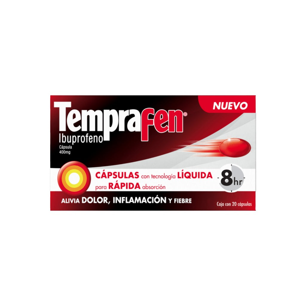 Tempra Fen 400Mg 20 Capsulas 7506460100913