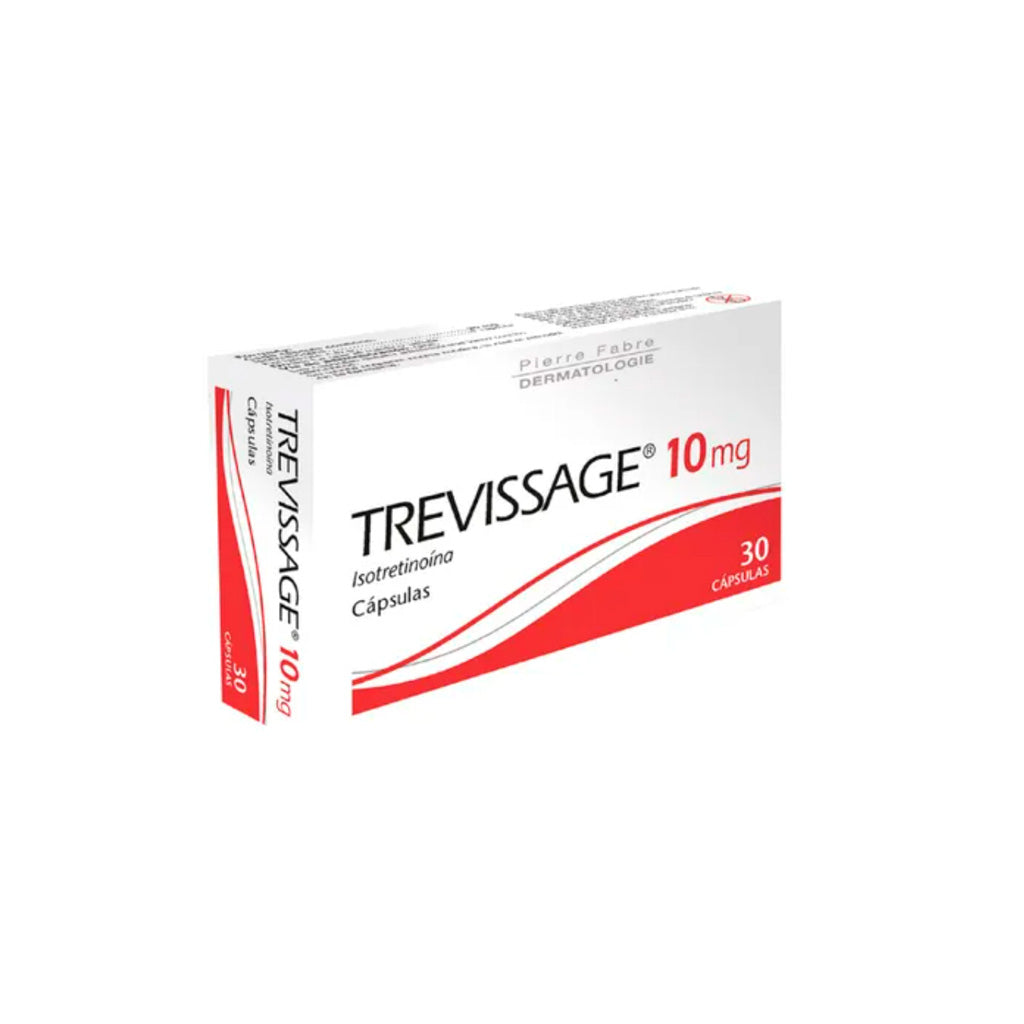 Trevissage 10 Mg Con 30 Capsulas ( Isotretinoina ) 7501088504617