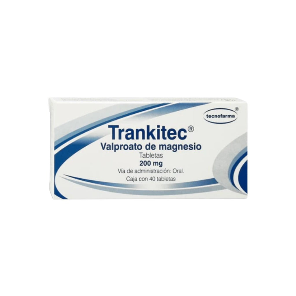 Valproato De Magnesio Generico 200 Con 40 Tecnofarma 7501471887969