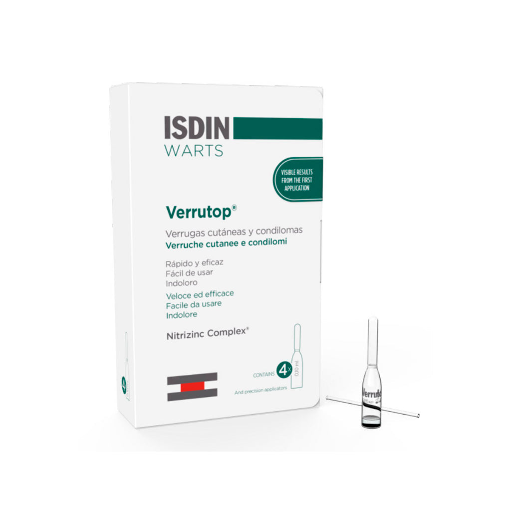 Verrutop Ampolletas 4X0.10 Ml Isdin 8429420132474