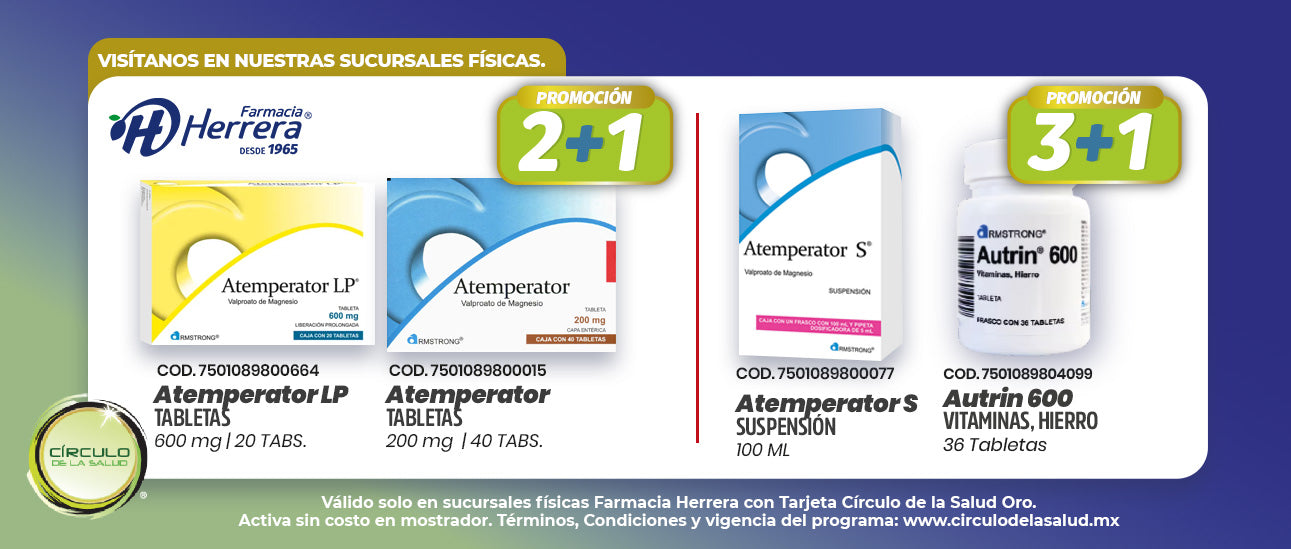 Promociones circulo de la salud 2 + 1  y 3 + 1 en Armstrong