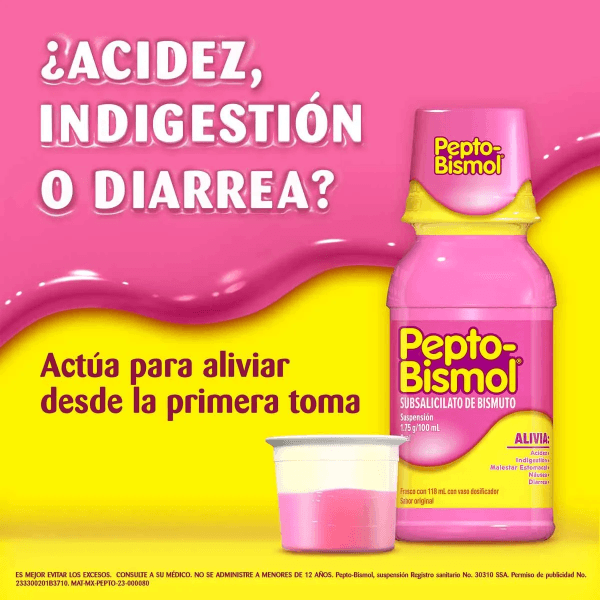 Pepto Bismol Suspension 118 Ml