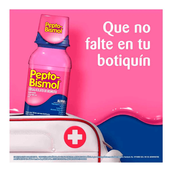 Pepto-Bismol Plus Suspension 118 Ml