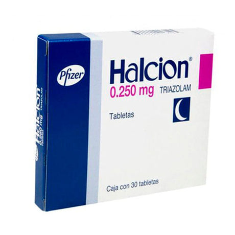 Halcion 0.25 Mg Con 30 Tabletas