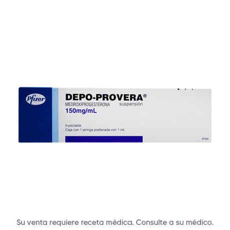 Depo-Provera Inyectable 1 Ml Con Jga