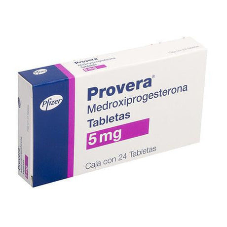 Provera 5 Mg Con 24 Tabletas