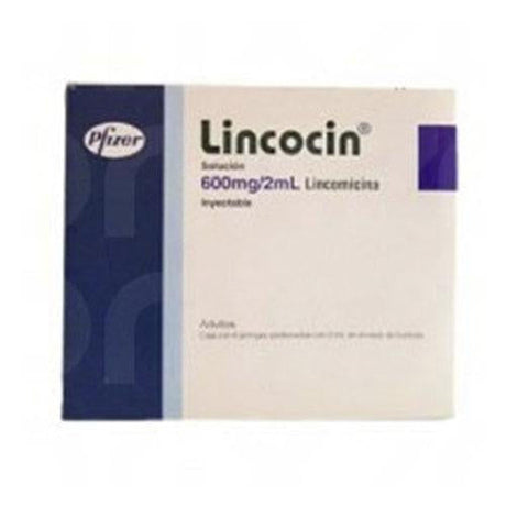 Lincocin 600 Mg 2 Ml Con 6 Jga