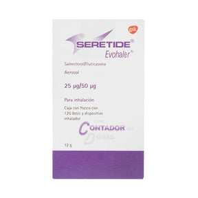 Seretide Evo Cd 25 / 50 Ug 120Ds