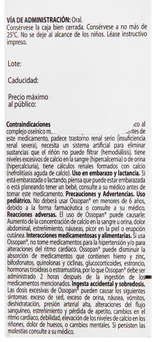Ossopan 600 Mg Con 30 Tabletas
