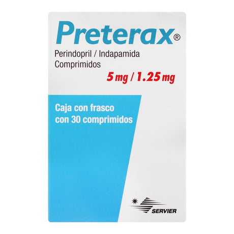 Preterax 5 / 1.25 Mg Con 30 Comprimidos