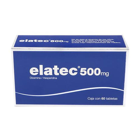 Elatec 500 Mg Con 60 Tabletas