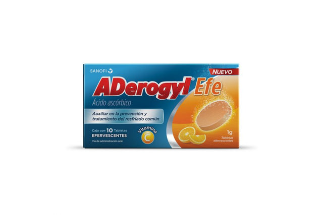 Aderogyl Efervecentev 1 G Con 10 Tabletas