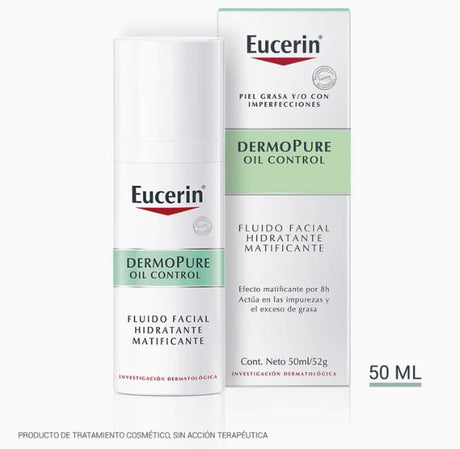 Dermopure Oil Control Fluido Matificante 50 Ml Eucerin