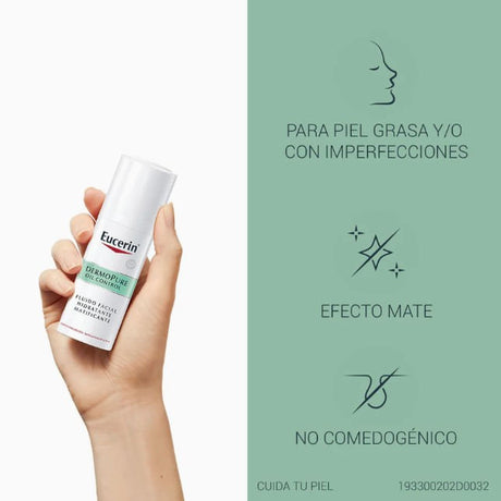 Dermopure Oil Control Fluido Matificante 50 Ml Eucerin