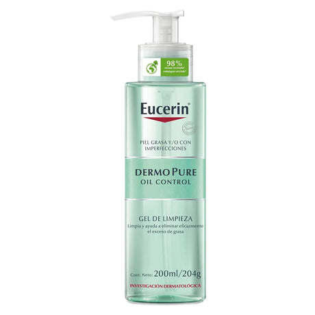 Dermopure Oil Control Gel Limpiador 200 Ml Eucerin