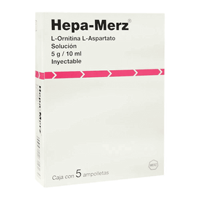 Hepa Merz 10 Ml Con 5 Ampolletas
