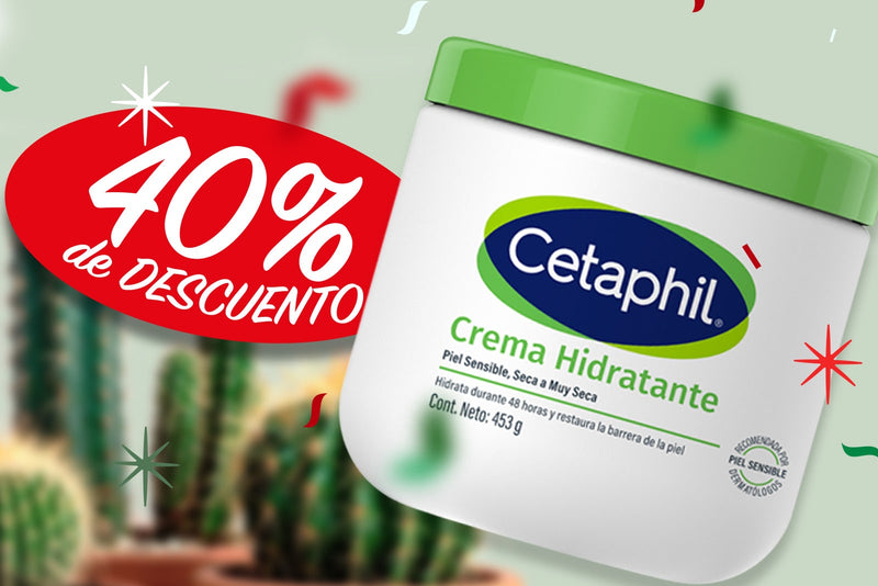 Semana de la dermatología, 40% de descuento en Cetaphil crema hidratante