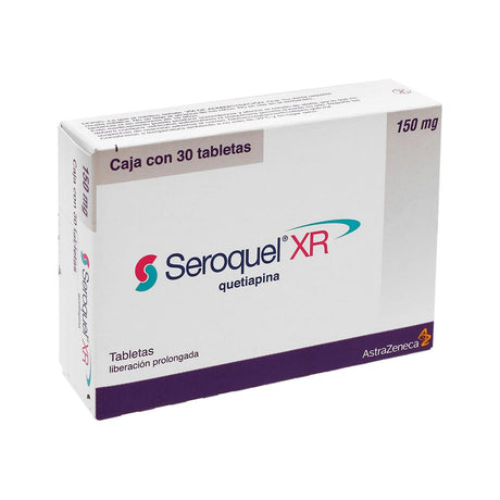 Seroquel Xr 150 Mg Con 30 Tabletas Liberacion Prolongada