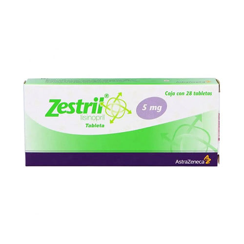 Zestril 5 Mg Con 28 Tabletas
