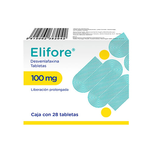 Elifore Lp 100 Mg Con 28 Tabletas