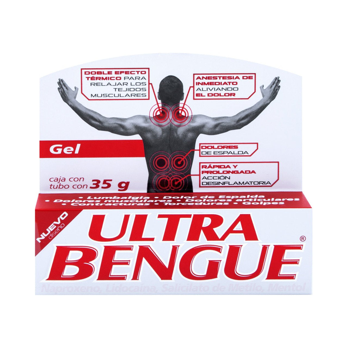 Ultra Bengue Gel 35 Gr (Rojo)