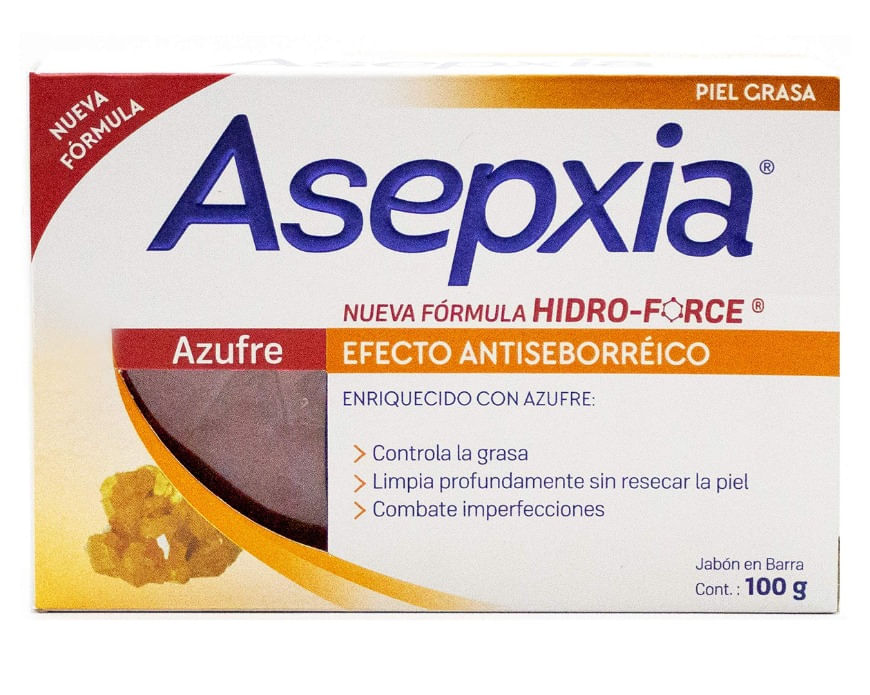 Asepxia Jabón 100 G Azufre Farma