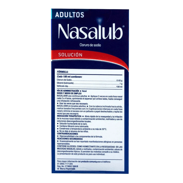 Nasalubricante Adul Frasco Nebul 30 Ml