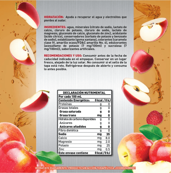 Suerox 8Iones Manzana 630 Ml