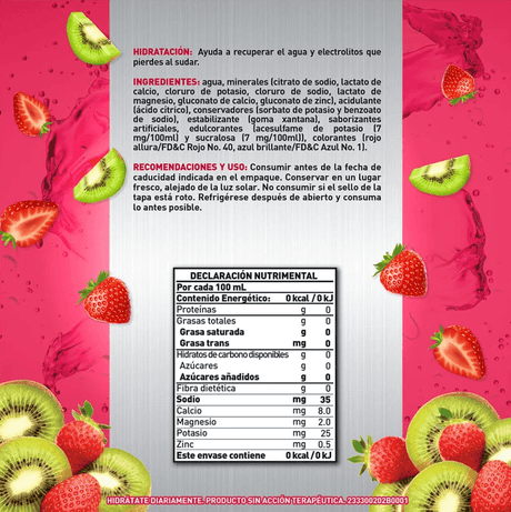 Suerox 8Iones Fresa-Kiwi 630 Ml