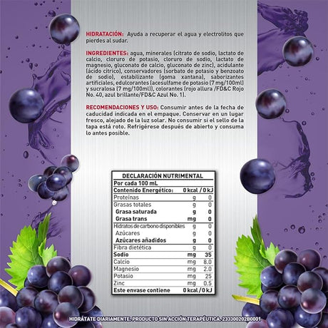 Suerox 8Iones Uva 630 Ml