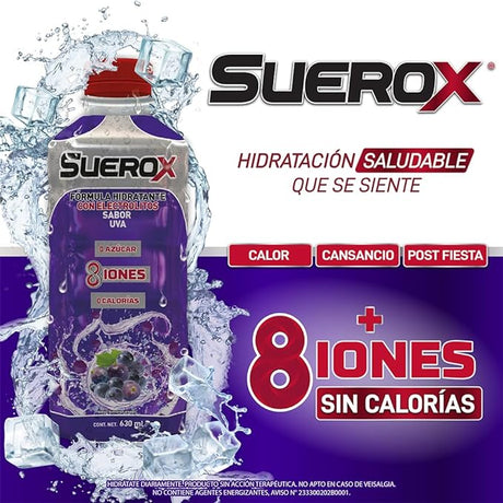 Suerox 8Iones Uva 630 Ml