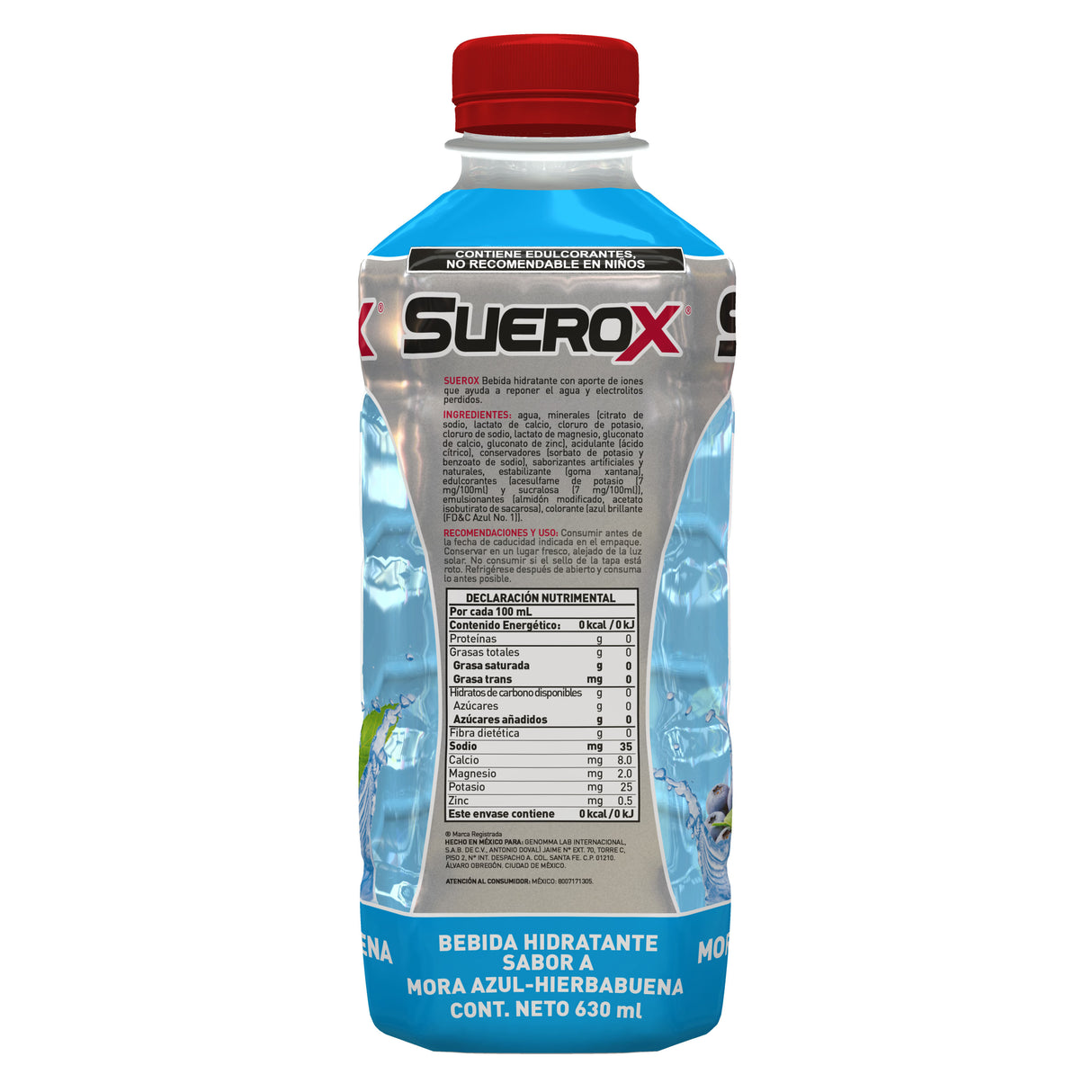 Suerox 8Iones Mora Azul-Hierb 630 Ml