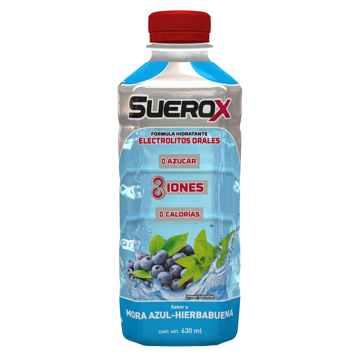 Suerox 8Iones Mora Azul-Hierb 630 Ml
