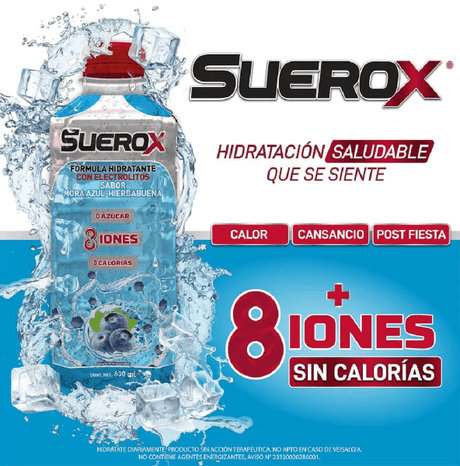 Suerox 8Iones Mora Azul-Hierb 630 Ml