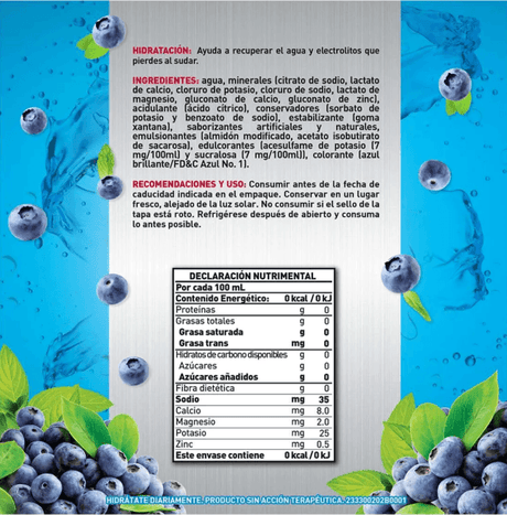 Suerox 8Iones Mora Azul-Hierb 630 Ml