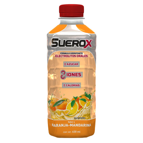 Suerox 8Iones Naranaranja-Mandarina 630 Ml