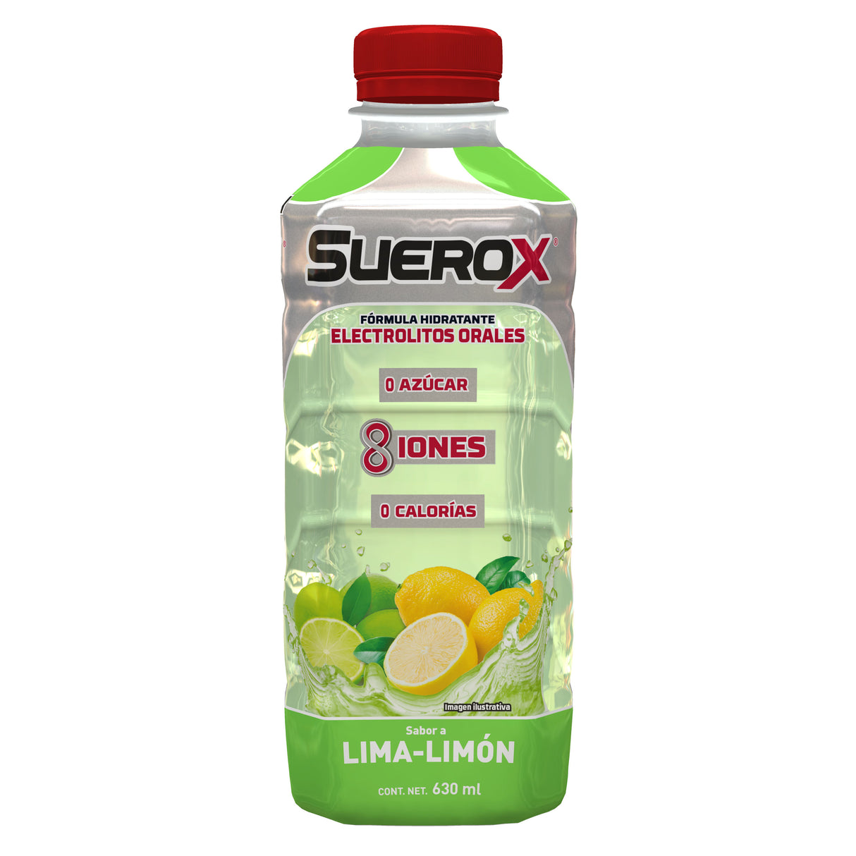 Suerox 8Iones Lima-Limon 630 Ml