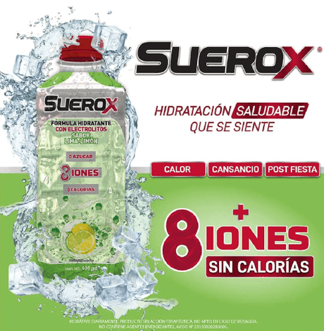 Suerox 8Iones Lima-Limon 630 Ml