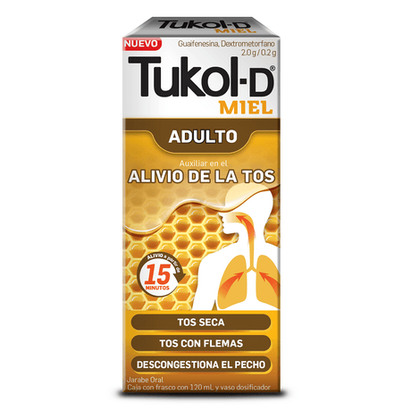 Tukol-D Miel Adulto Jarabe 120 Ml