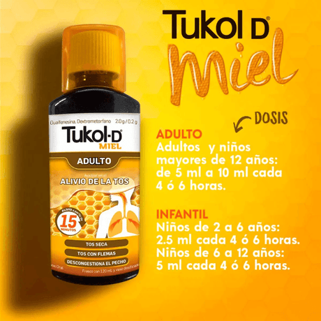 Tukol-D Miel Adulto Jarabe 120 Ml