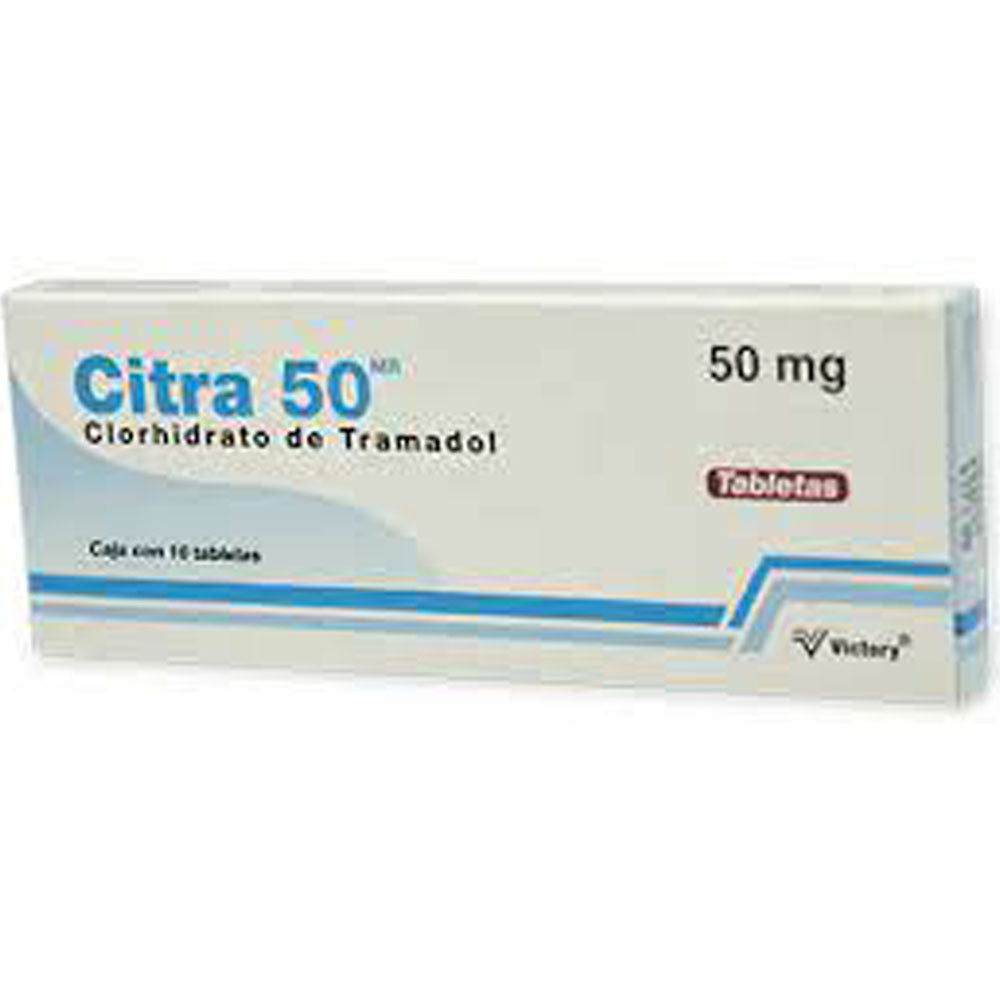 Tramadol Citra 50 50 Mg Con 10 Tabletas