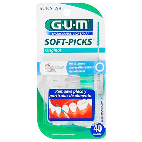 Hilos Palillos Gum Soft-Picks Con 40