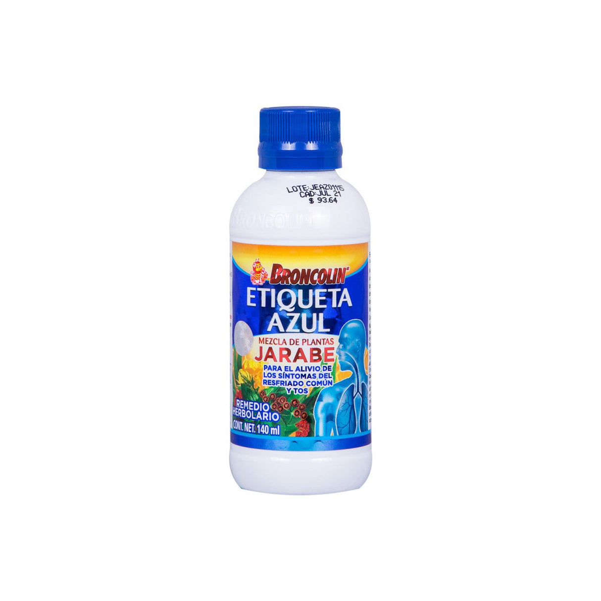 Broncolin Etiqueta Azul Jarabe 140 Ml