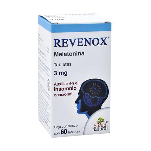 Revenox Melatonina Con 60 Tabletas Espiga