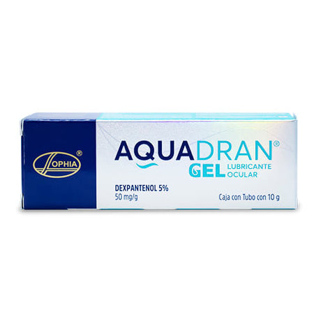 Aquadran 50 Mg / G Gel Lubr Oc Tubo 10 G