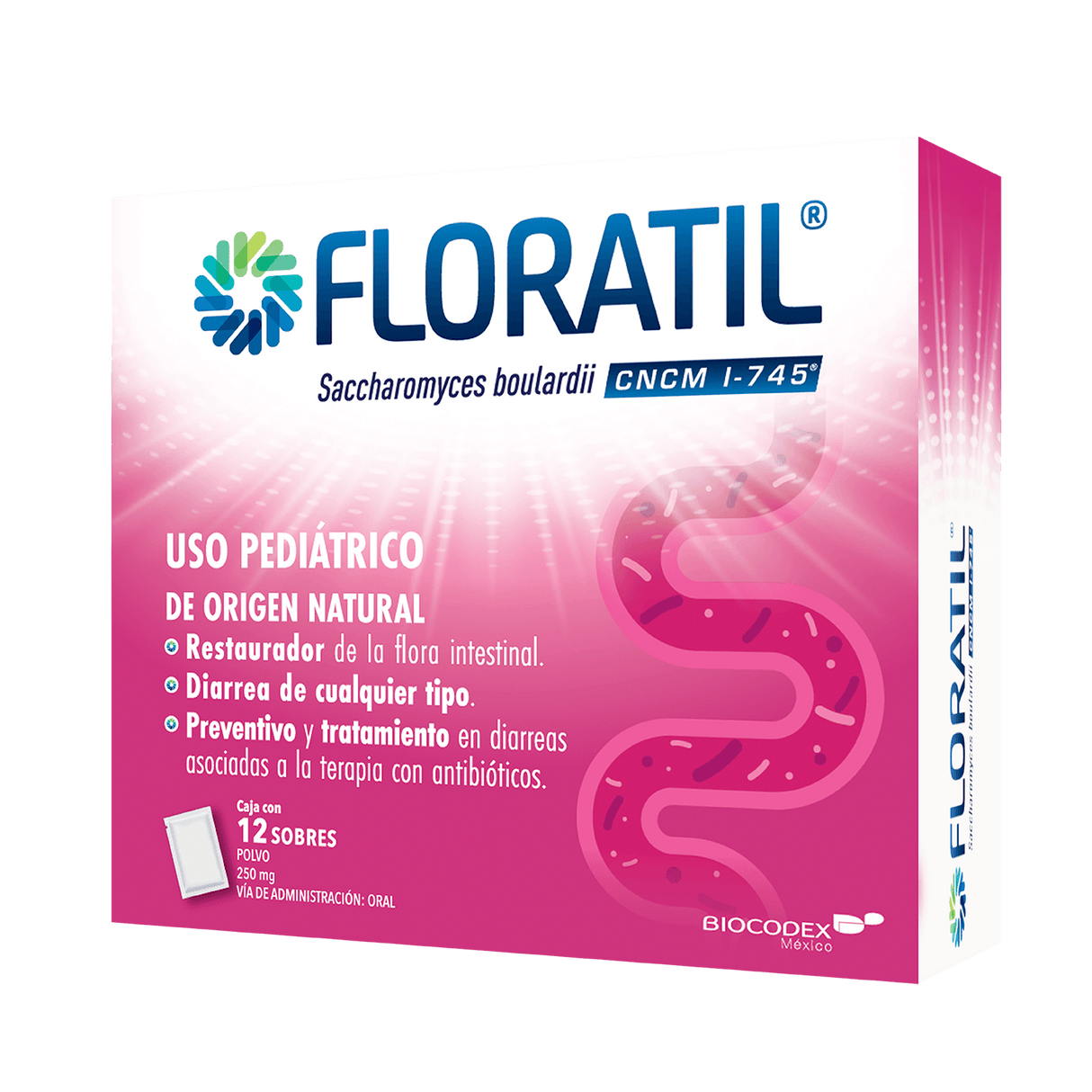 Floratil 250 Mg Polvo 12 Sb