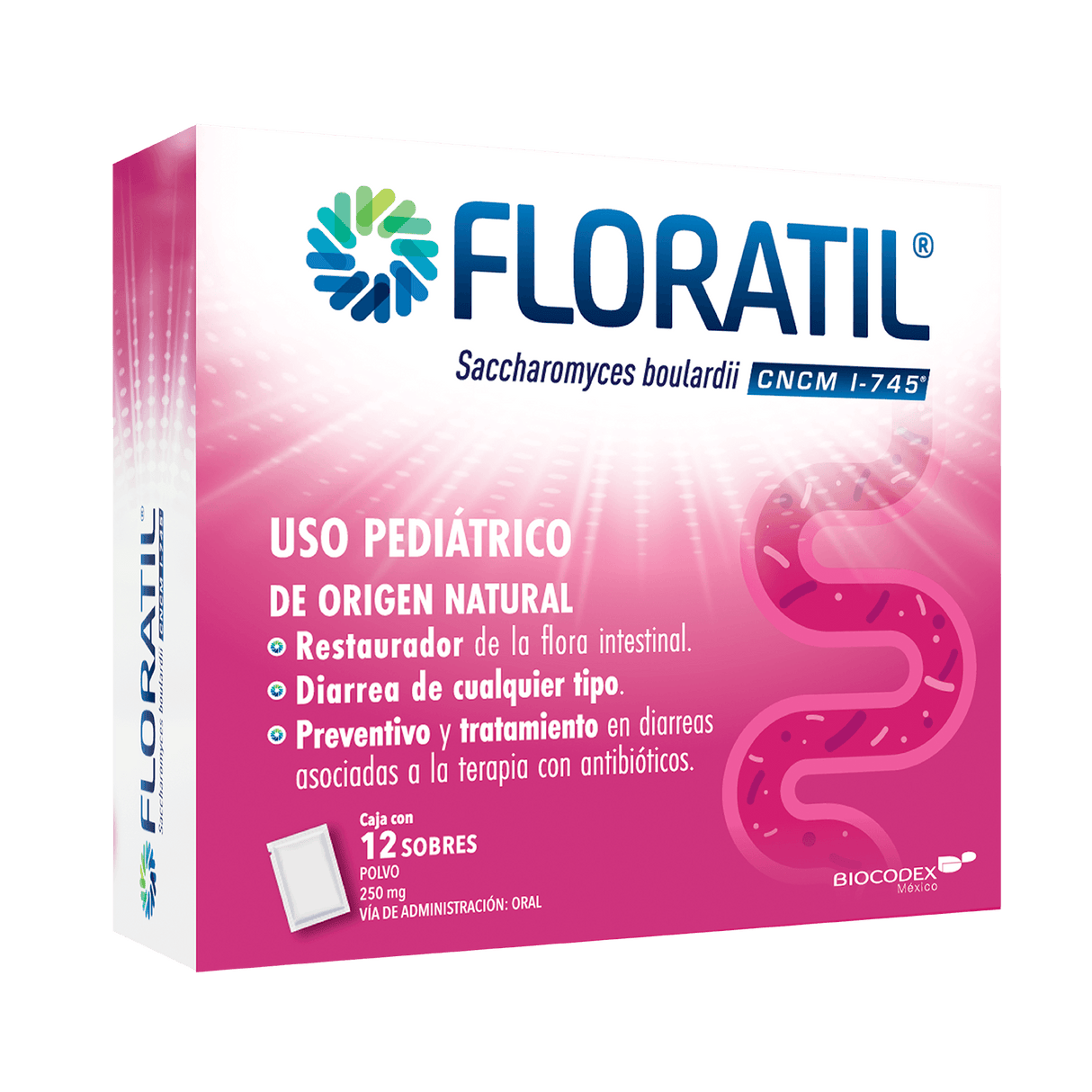 Floratil 250 Mg Polvo 12 Sb