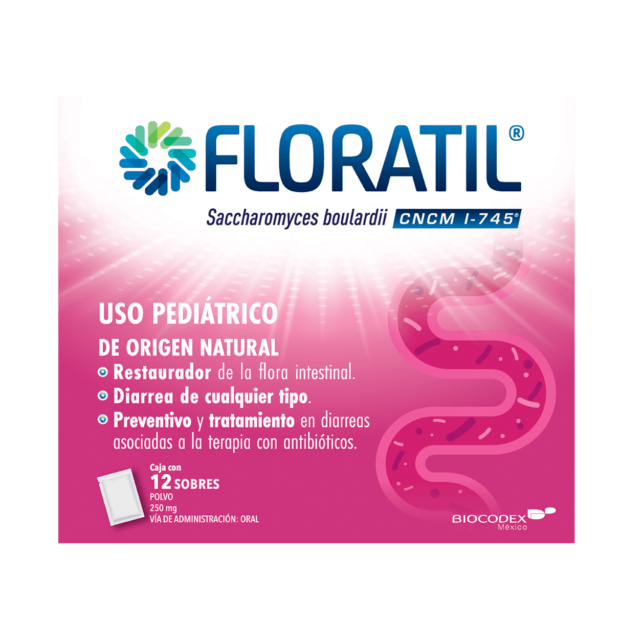 Floratil 250 Mg Polvo 12 Sb